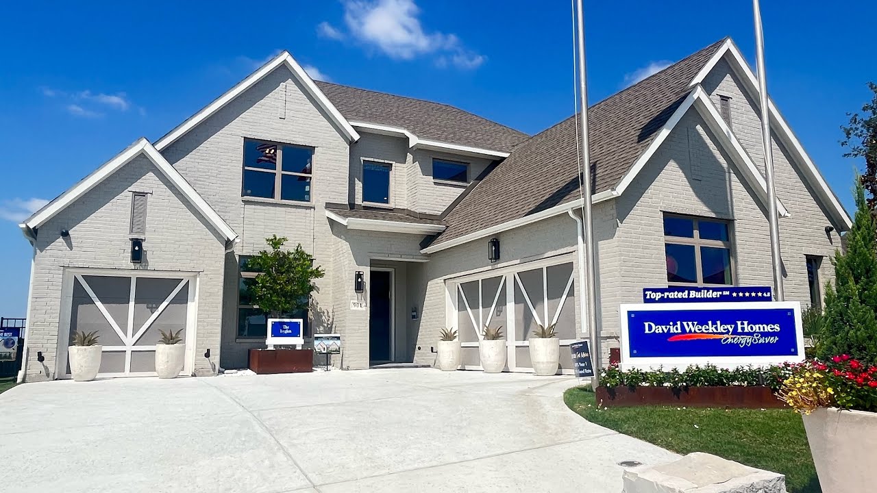 Elegant David Weekley Homes Model Home Tour in Rockwall, Texas! 
