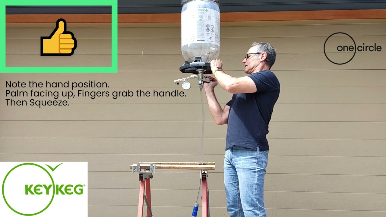 How to Fill KeyKegs - KeyKeg Filling Tutorial - The correct Way to Fill KeyKegs