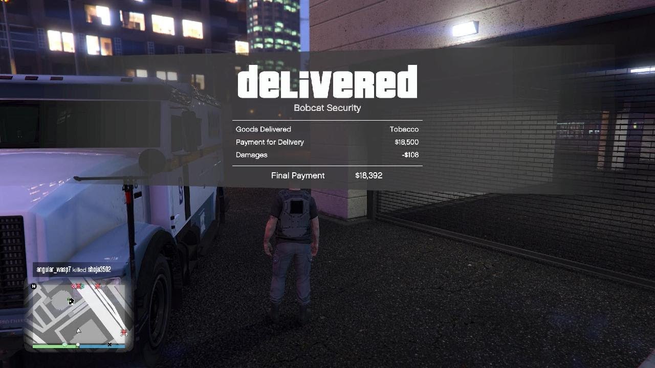 GTA V Online PS5 | Mission B – Tobacco Delivery Worth $18K–$19K (Gameplay)