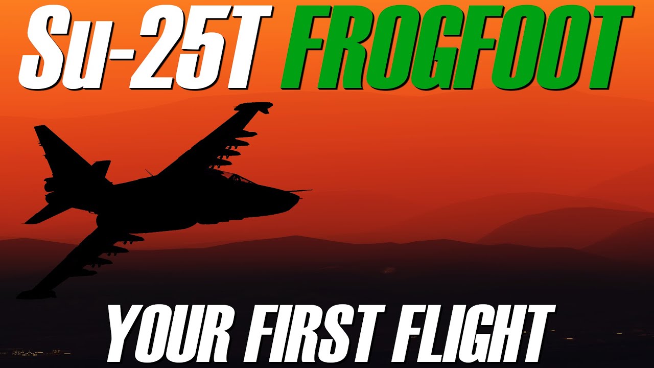 Su-25T Frogfoot FREE DCS tutorial series | Your first flight #dcs #su25T #frogfoot