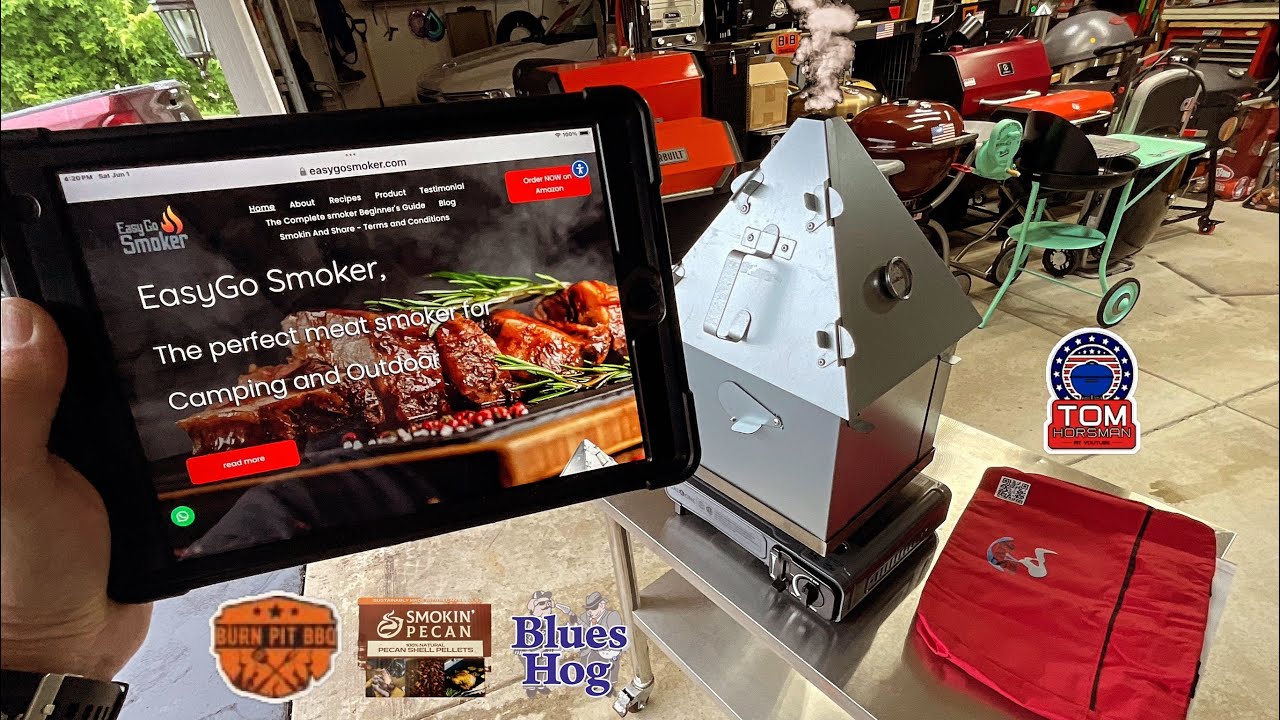 Review Of The EasyGo Smoker! / The Perfect Stainless Steel Portable Meat and Fish Smoker!