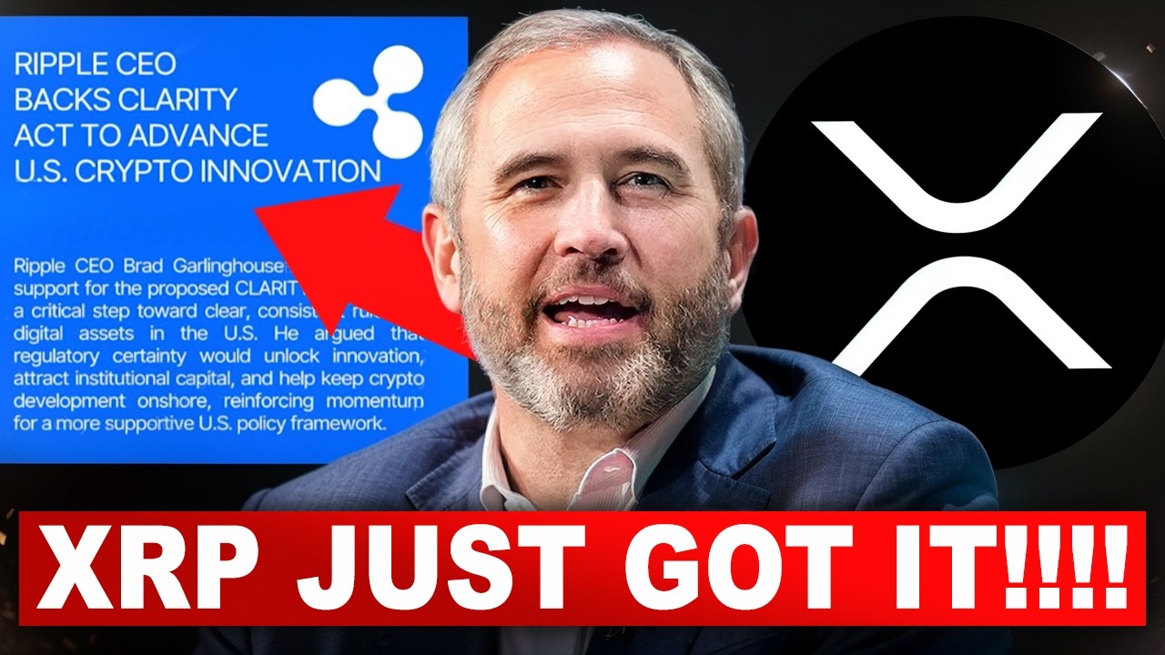 XRP *JUST* GOT IT!!!! MAJOR STATEMENT FROM RIPPLE (XRP) CEO!!!