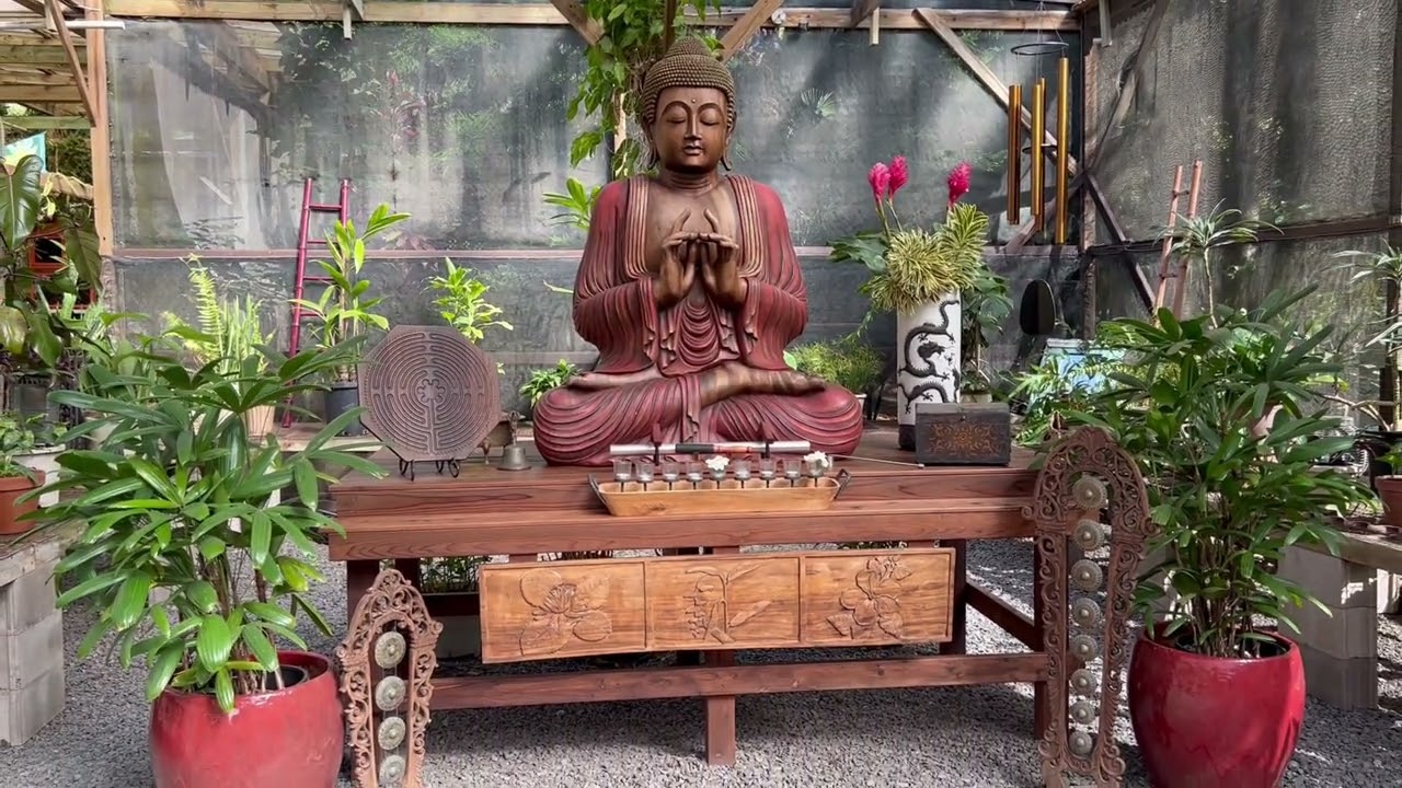 The Beautiful Buddha at The Sacred Garden