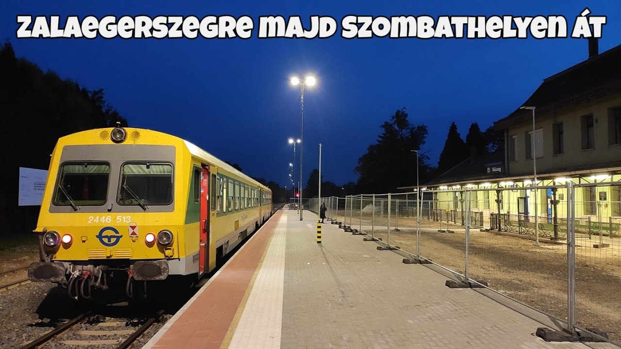 Vonal ami félig MÁV-os félig GYSEV-es. Megnézzük a megújult kőszegi vonalat is.