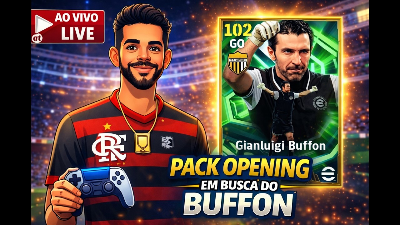 🔴PACK OPENING EM BUSCA DO BUFFON🧤/ EFOOTBALL 2026🚀/ LIVE 142🏆