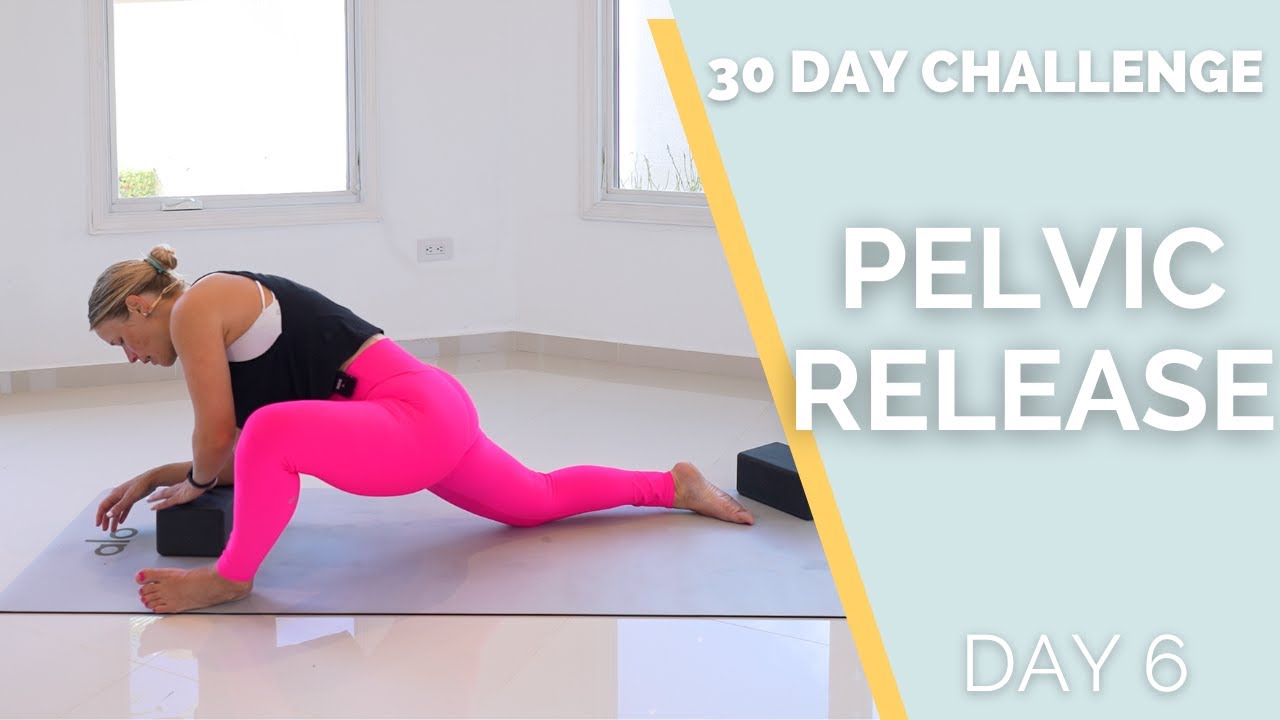 PELVIC FLOOR Release FAST Tension Relief | 30 Day Yoga Challenge