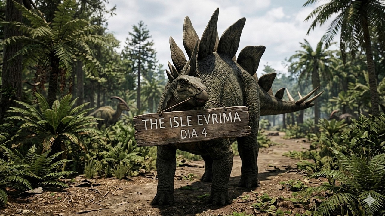 🍃🦕 THE ISLE EVRIMA GATEWAY NOVA SERIE DIA 5 VIDA DE HERBIVORO ESTEGOSSAURO GAMEPLAY AO VIVO 2026