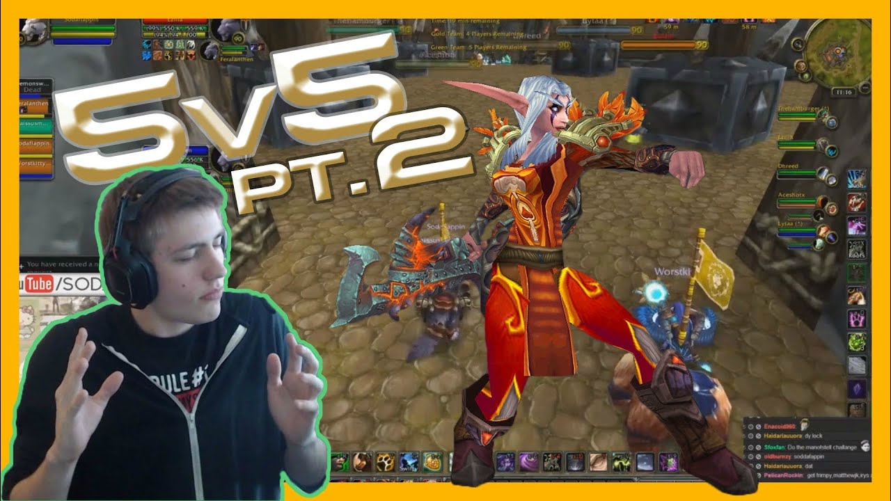 Xaryu VS Sodapoppin 5v5 Sub-War! Game 2