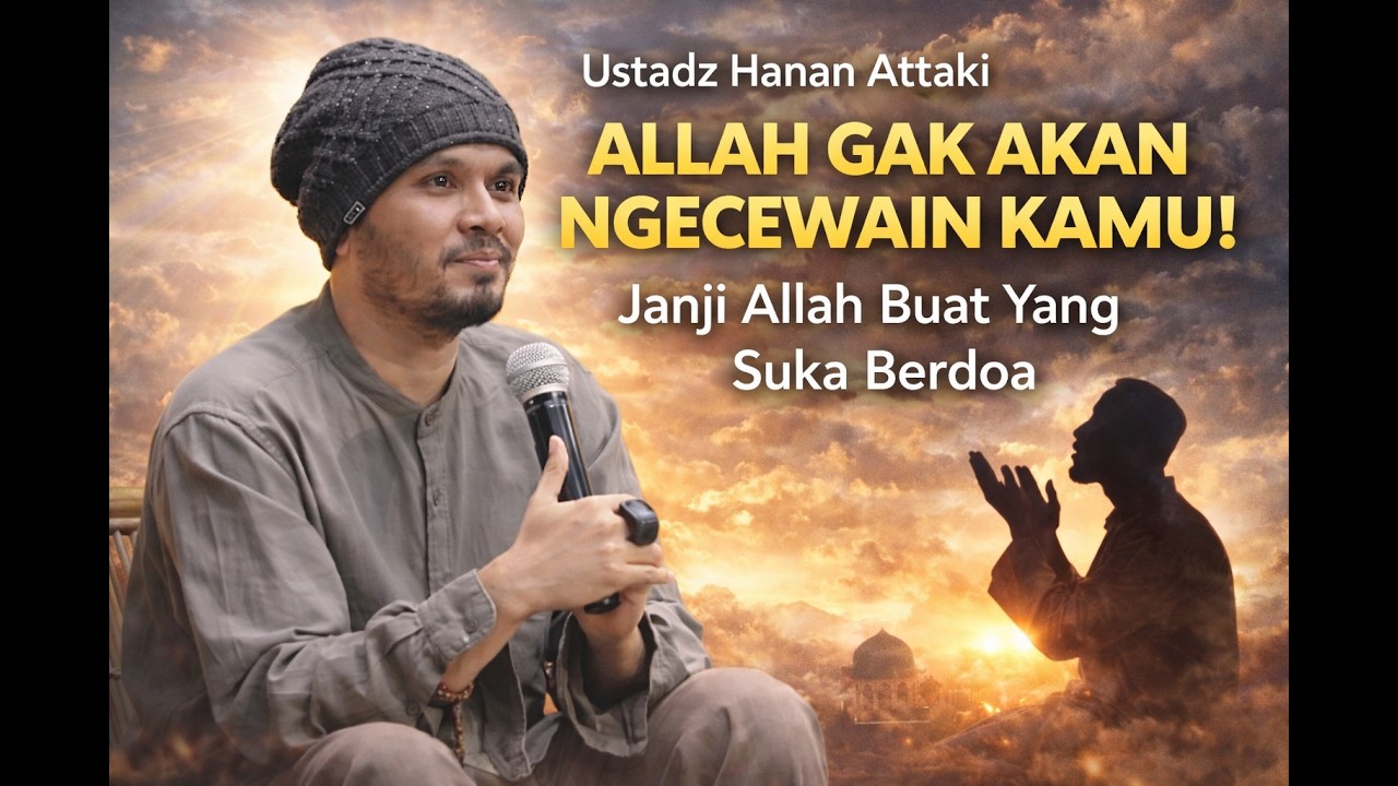 Ustadz Hanan Attaki - ALLAH GAK AKAN NGECEWAIN KAMU! Janji Allah Buat Yang Suka Berdoa #youtube