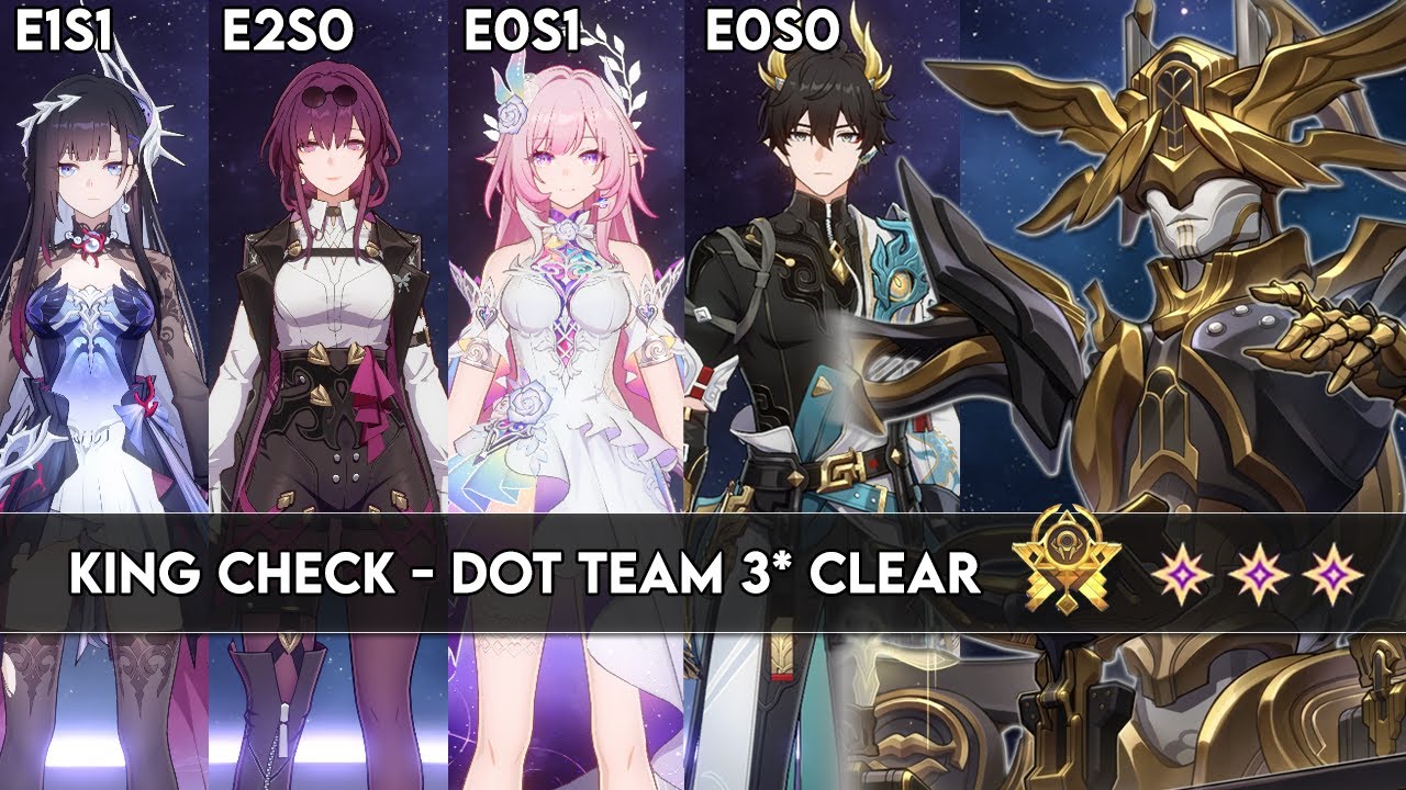 Anomaly Arbitration 3.8 | King Check - Sunday | 3 Star Clear - Cyrene DoT Team | Honkai Star Rail