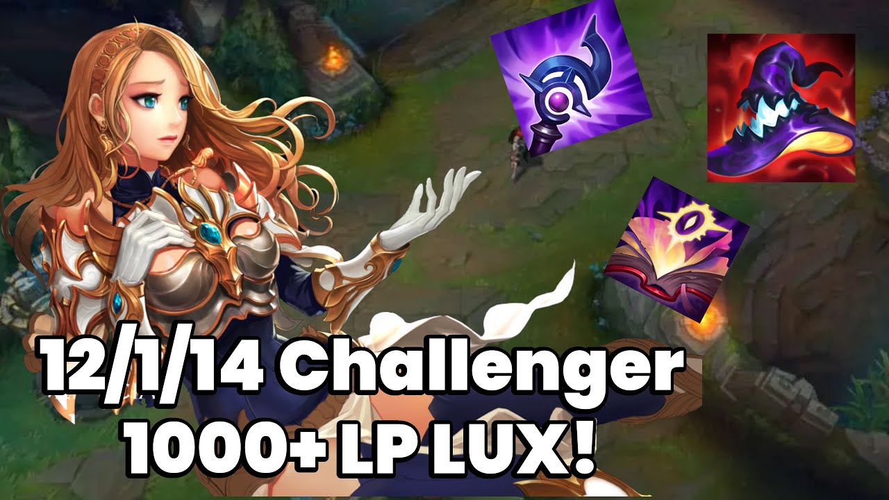 UNSTOPPABLE 12/1/14 1K LP Challenger Lux Mid! S13 League of Legends | Full Gameplay