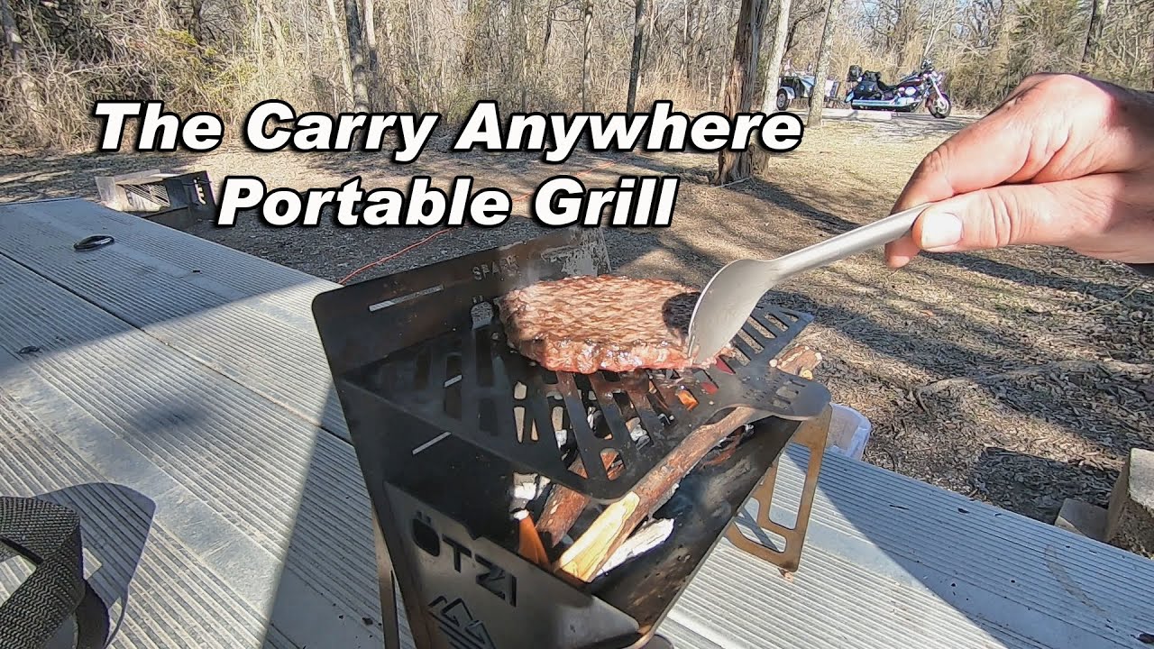 The Carry Anywhere Portable Grill - The OTZI Spark.