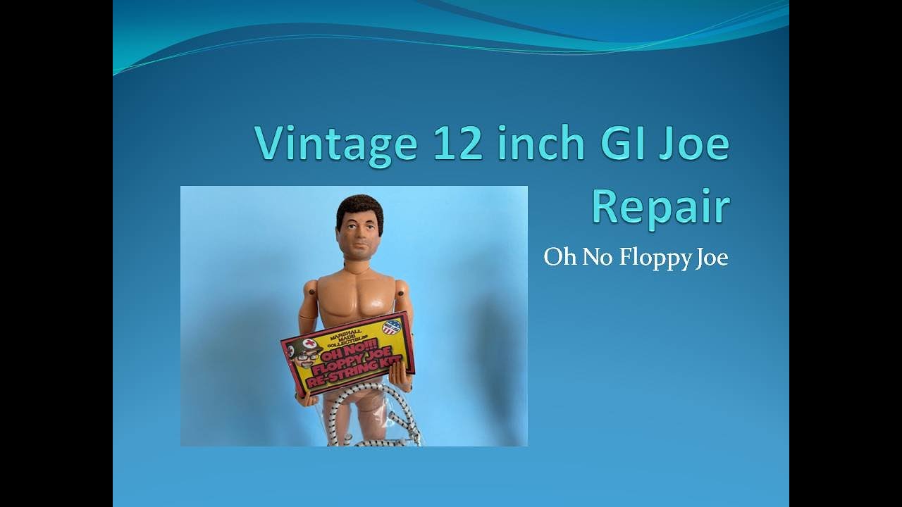 Винтажный 12-дюймовый GI Joe (комплект для замены струн Floppy Joe)