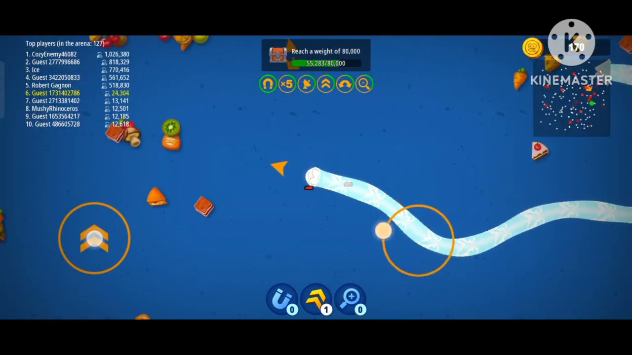Worms Zone io 2025 New Update Best snake Gameplay | Saamp wala game | Snake Game 2025 | #viralvideo