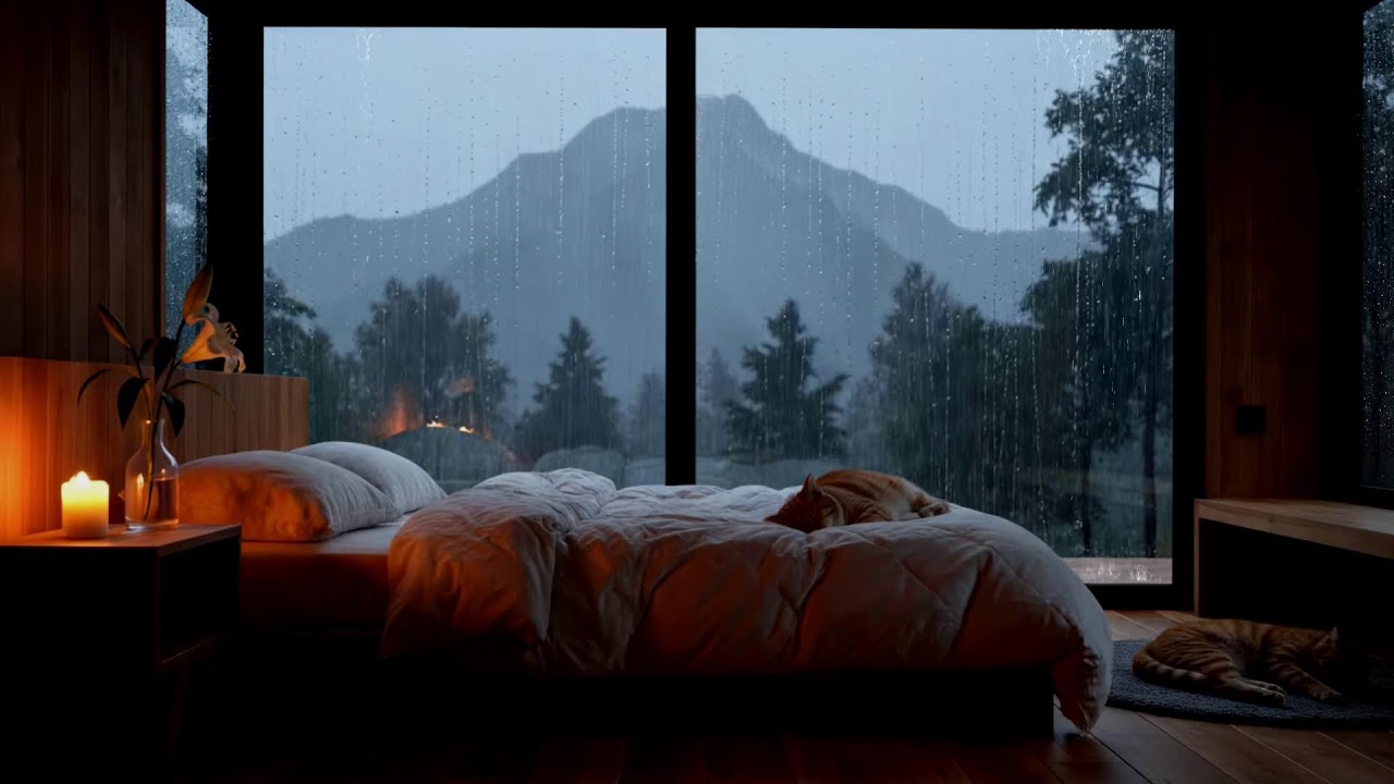 Healing Soft Rain Sounds | Deep Sleep, Stress Relief & Anxiety Calm