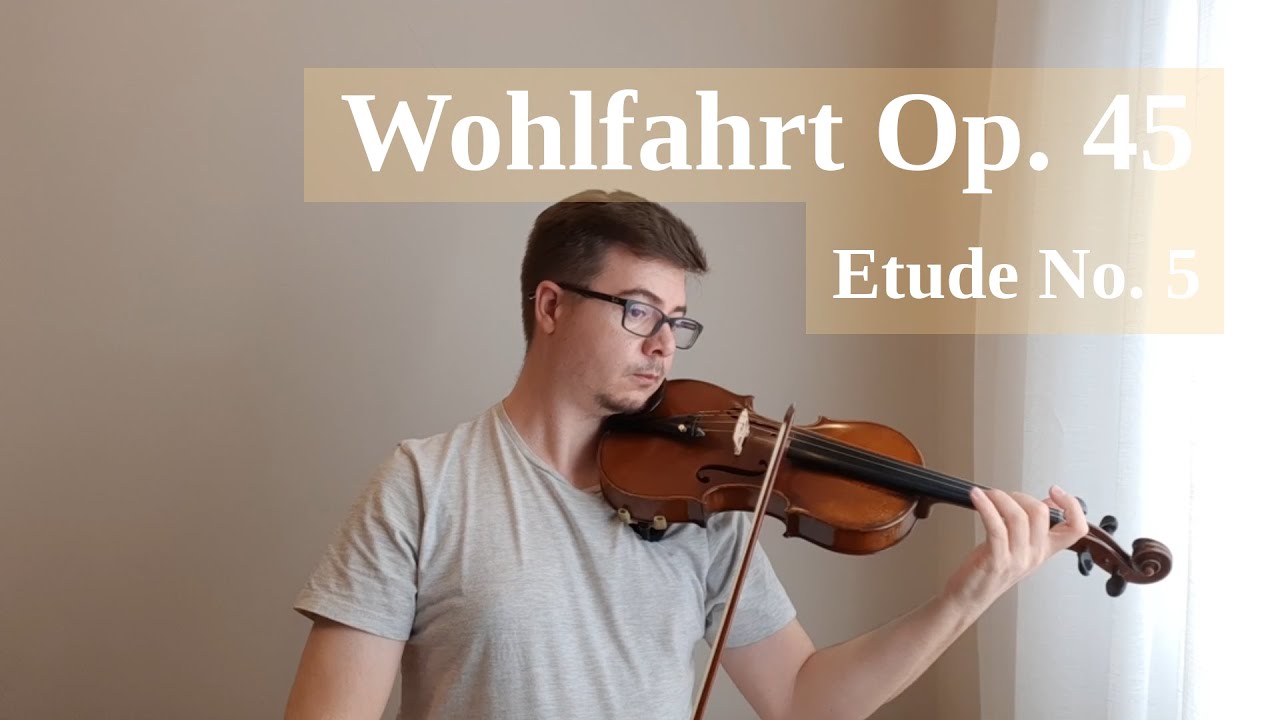Wohlfahrt: Etude Op. 45 No. 5 in F major for Violin