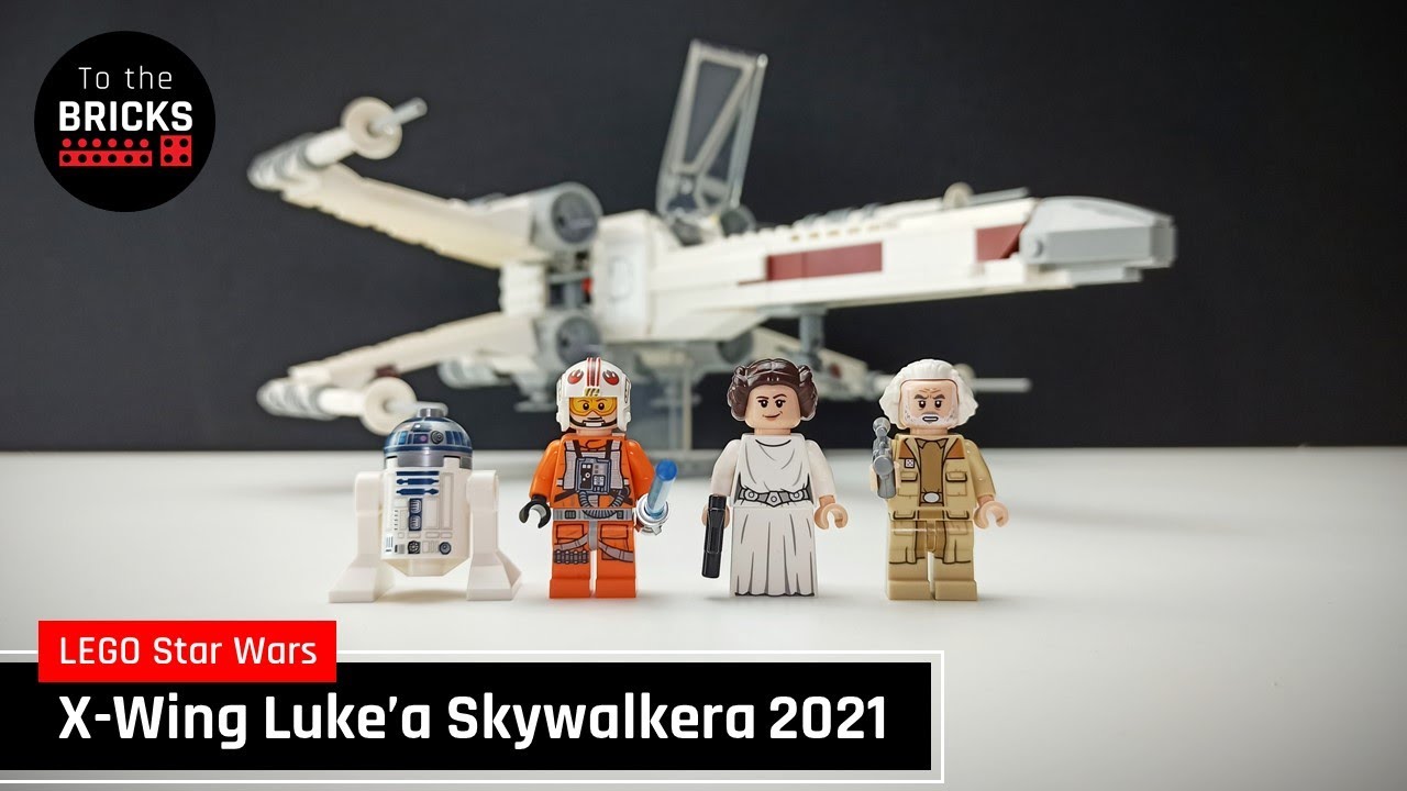 LEGO Star Wars - X-Wing Luke&rsquo;a Skywalkera 2021 nr 75301 speed build