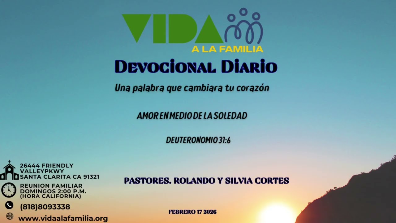 Devocional Amor en medio de la soledad