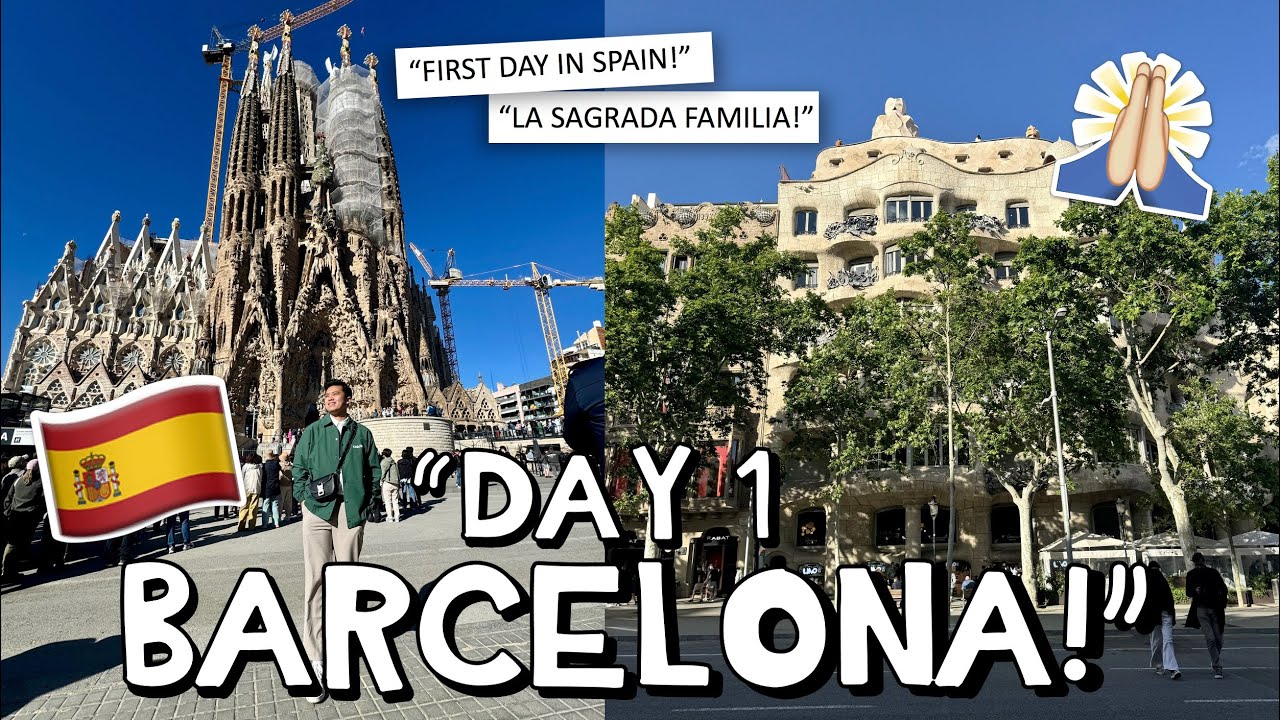 (BARCELONA DAY 1 🇪🇸) 