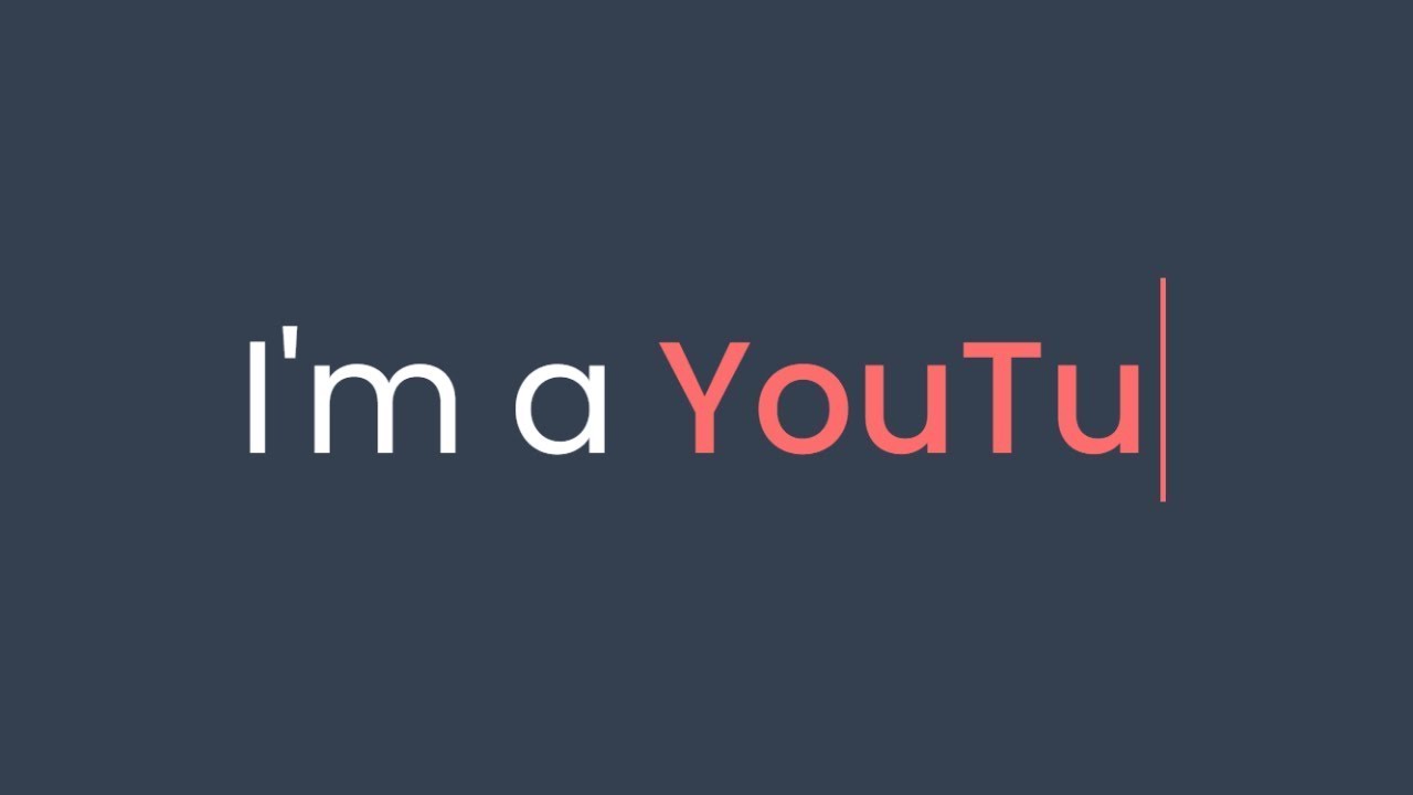 Text Typing Animation On Website Using HTML, CSS And JS  Auto Typing Effect on Website