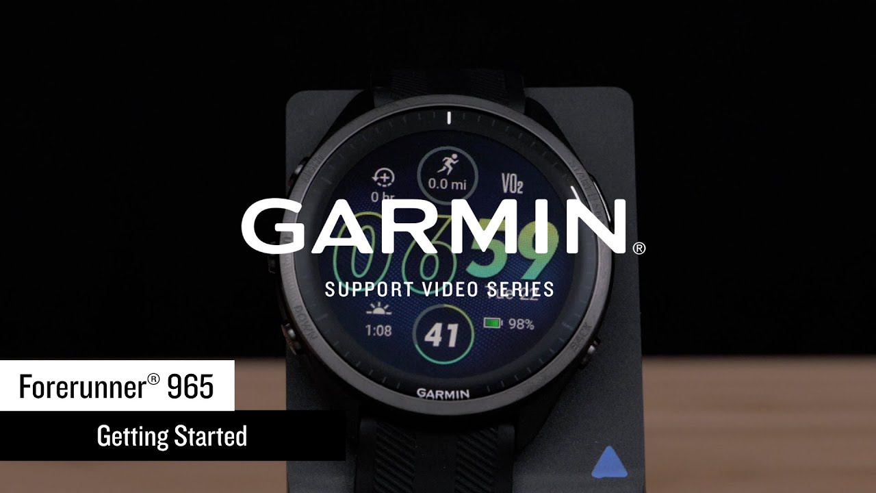Garmin Support | Forerunner&reg; 965 | Getting Started