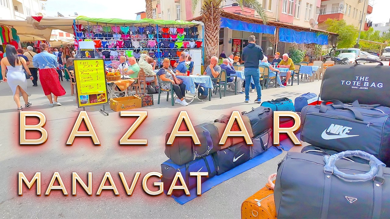 🇹🇷 Antalya Manavgat Replica BAZAAR on Monday 📍 TURKIYE walking tour