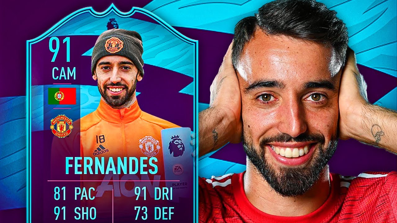 1 MIL SBC?! 😱 91 POTM BRUNO FERNANDES PLAYER REVIEW! - FIFA 21 Ultimate Team