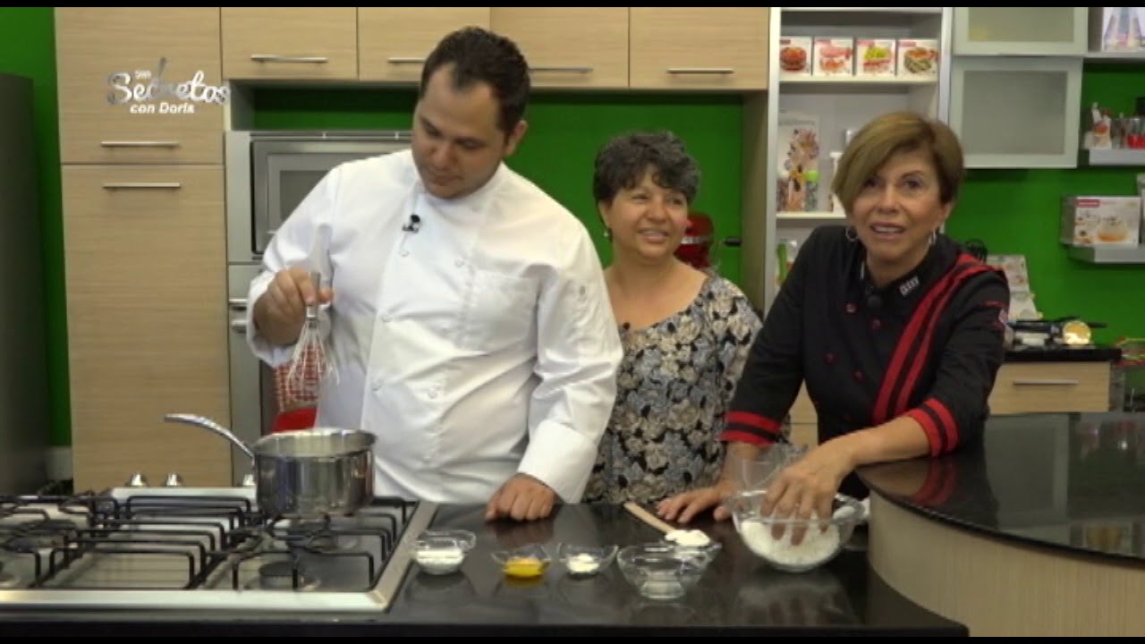 Pan relleno con crema de coco (jueves 20 de setiembre del 2018)