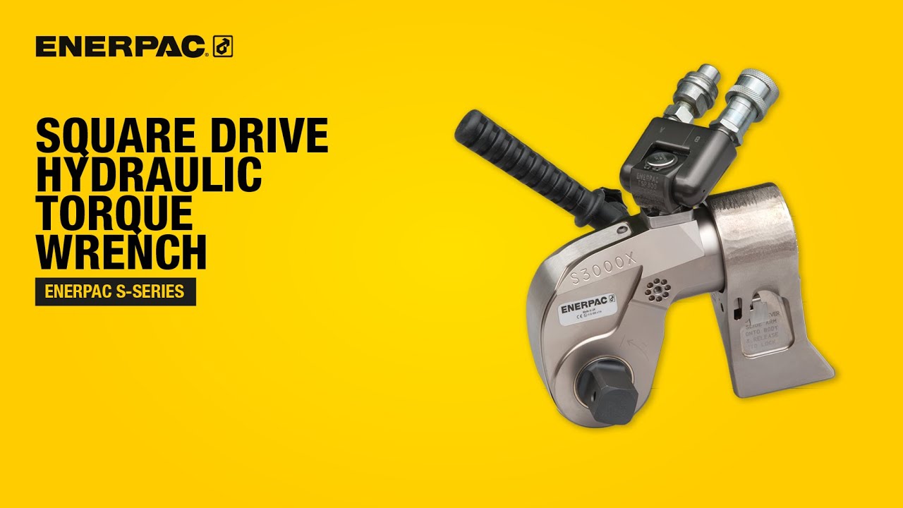 S-Series Square Drive Hydraulic Torque Wrench Tool Demo | Enerpac
