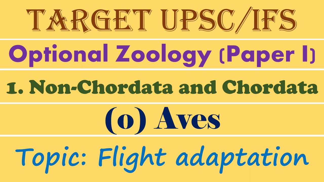 Flight Adaptation | Morphological | Anatomical | Zoology | UG | PG | UPSC | IFSE