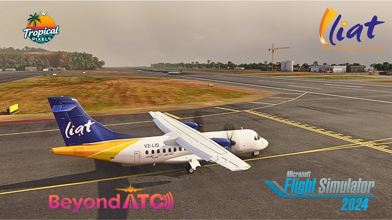 Can Beyond ATC Handle Caribbean Flying? Real World LIAT Ops - St. Vincent to Barbados in ATR-42