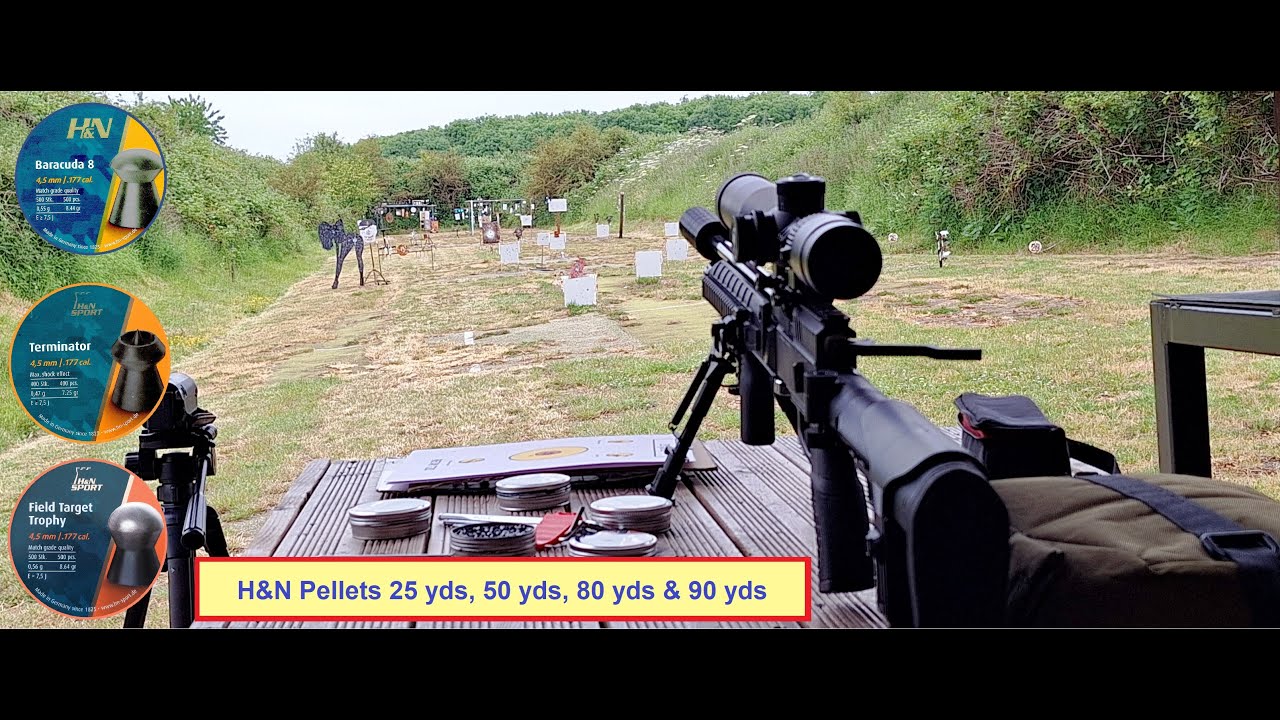 H&N Pellet Selection 25 to 50 yds and beyond (PART TWO) At the range