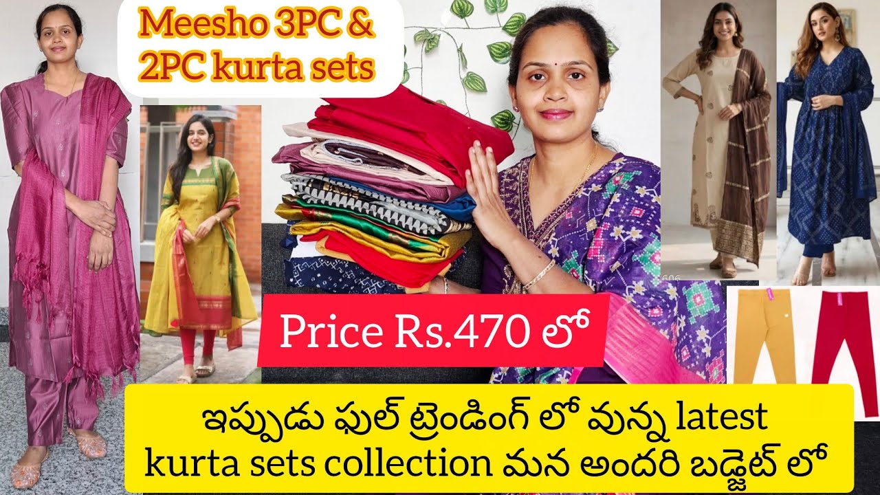 Meesho latest trending kurta sets | underbudget | viral  