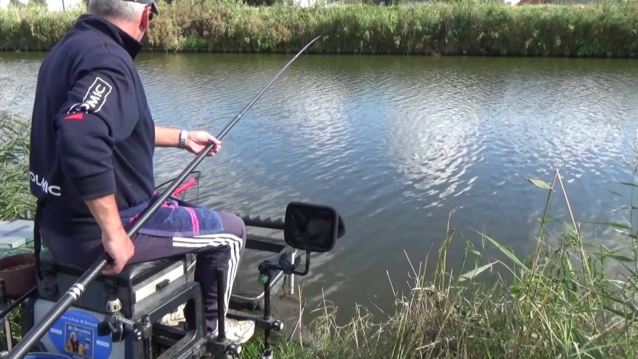 Peche de bremes dans l'Yser