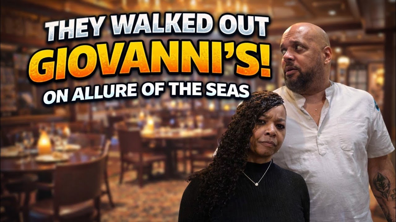 Они УШЛИ из ресторана Giovanni's на лайнере Allure of the Seas 😳