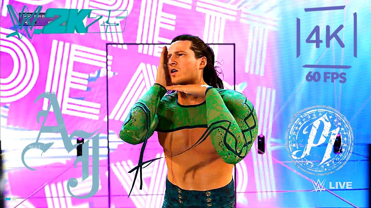 Aj Styles vs Kit Wilson Wwe 2k25 | The Phenomenal One | Extreme Rules Match |⭐⭐⭐