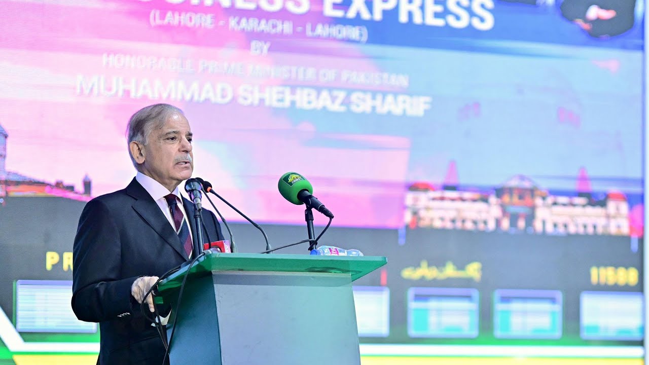 PM Shehbaz Sharif inaugurates Pak Business Express