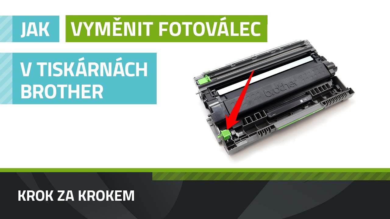 Jak vyměnit fotoválec v tiskárně Brother