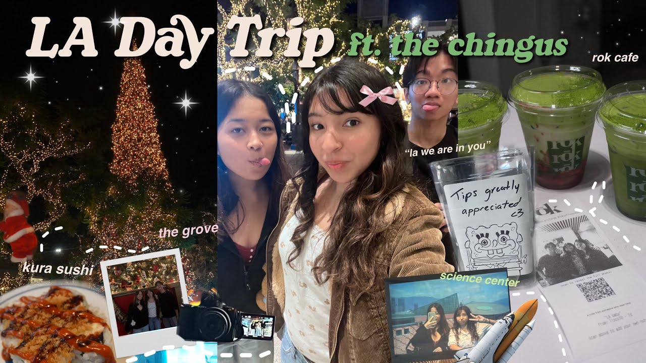 “LA we are in you!” | The Grove, Science Center, Rok Cafe | Ft. The Chingus