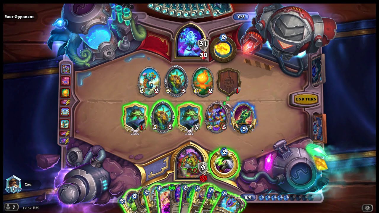 Hearthstone - Starship Warlock vs. Protoss Mage (Emerald Dream, May 2025)