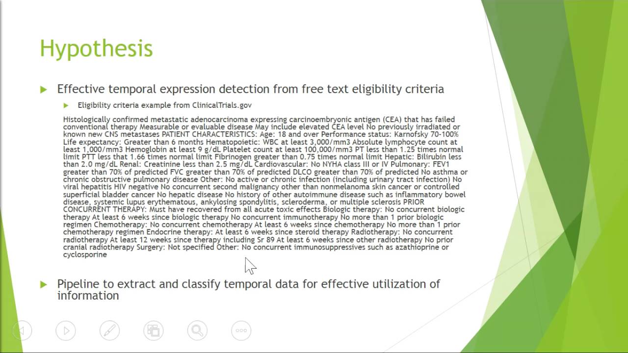 NLP  Pipeline for Temporal Information Extraction