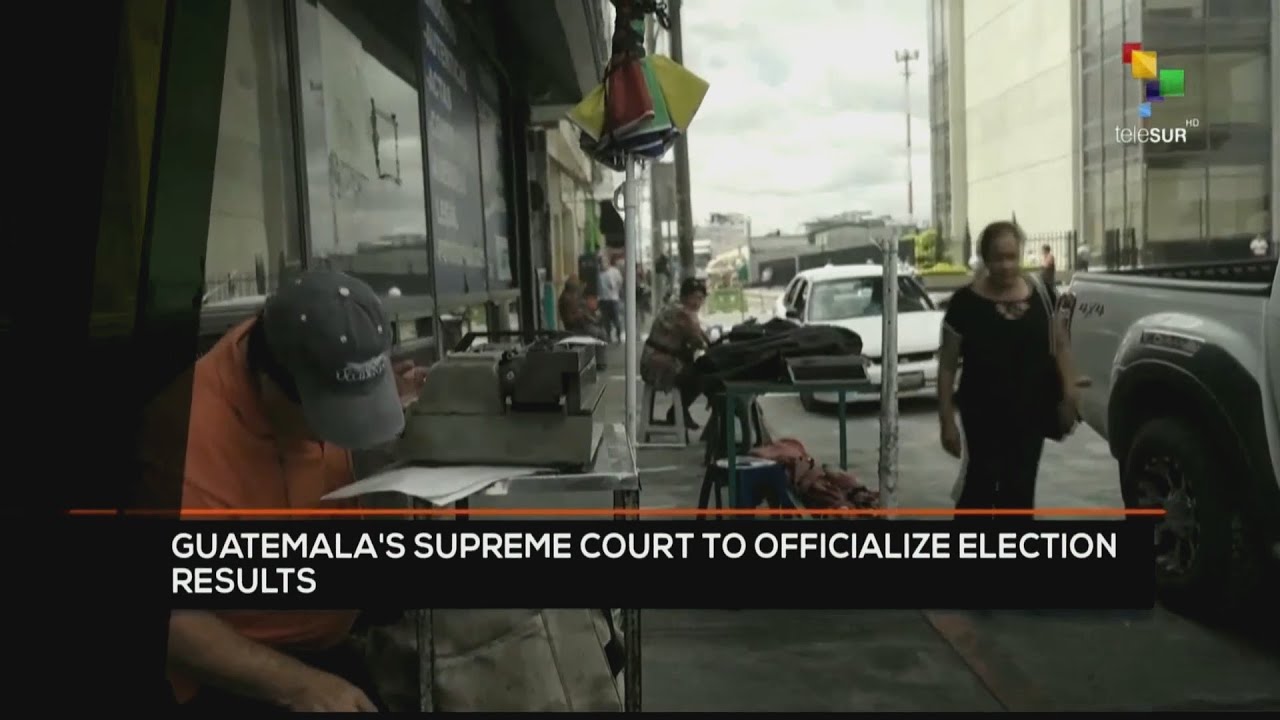 FTS 8:30 11-07: Guatemala&rsquo;s Supreme Court to officialize election results