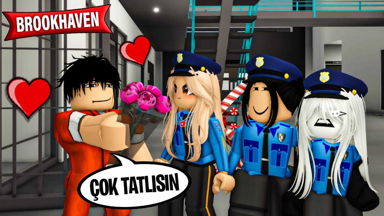 BROOKHAVEN'DA POLİS OLMAK ( SUÇLU BANA AŞIK OLDU ) ROBLOX BROOKHAVEN🏡RP