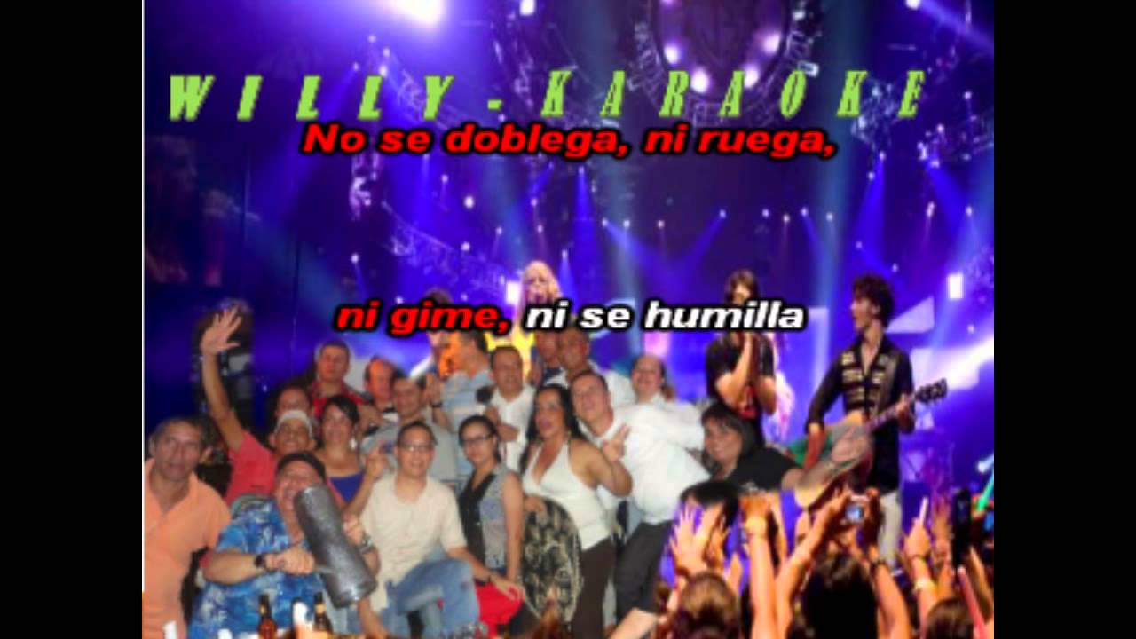 CUANDO LLORA UN HOMBRE  CABALLERO GAUCHO KARAOKE