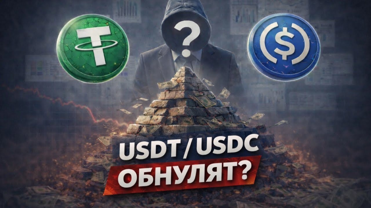 Самый БОЛЬШОЙ ОБМАН крипторынка? USDT и USDC обнулят?