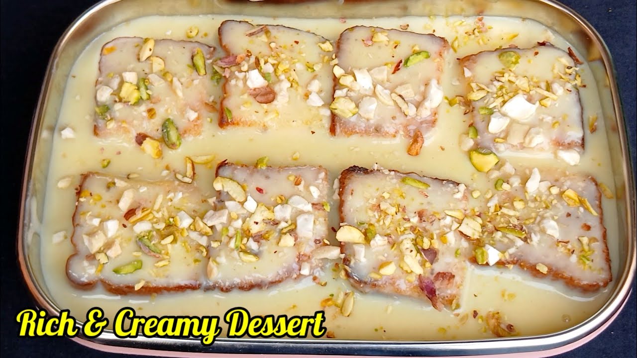 “No Oven Dessert!” 😲🔥Bread Custard Recipe in Tamil | 10 Minutes Dessert Recipe | Ramzan Iftar snacks