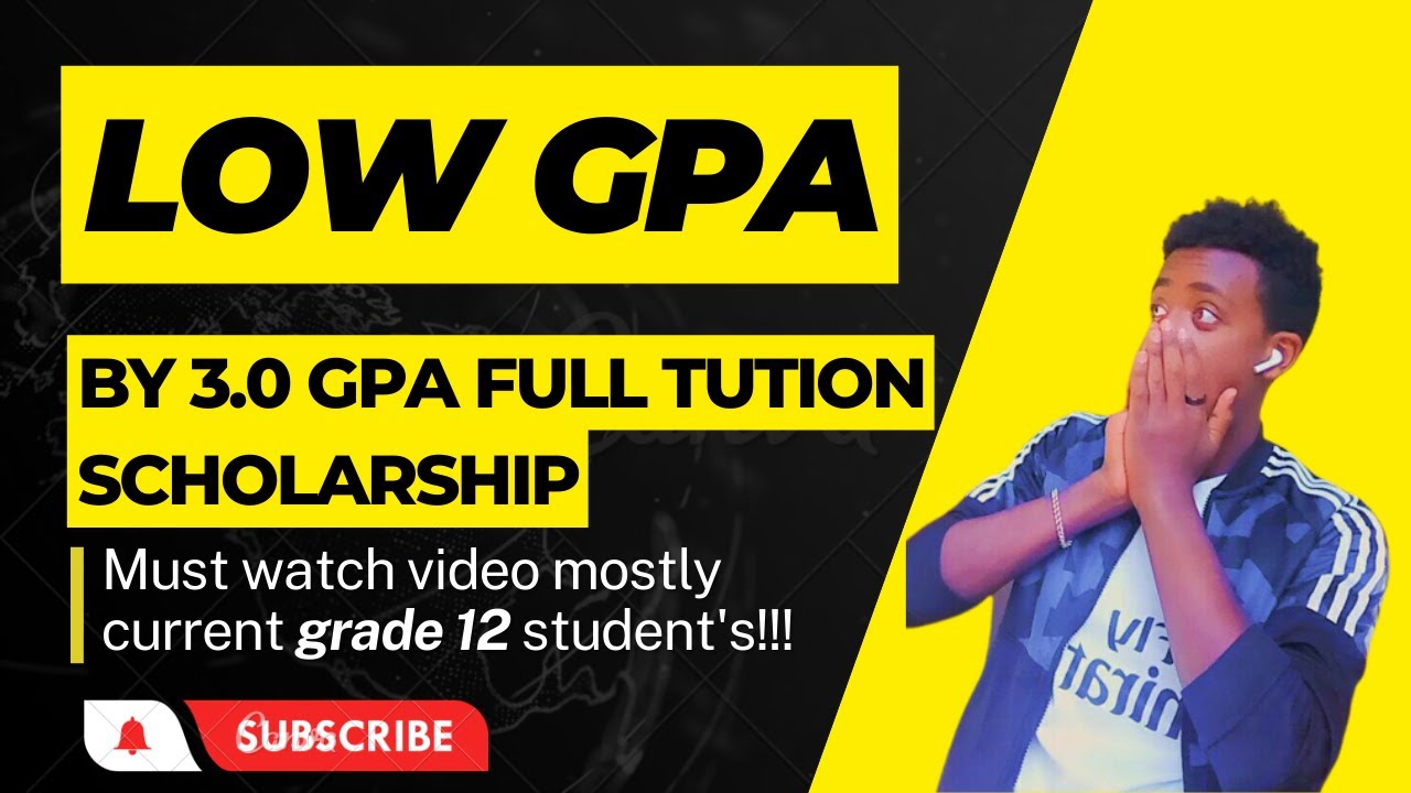 THIS UNIVERSITY IS ACCEPT LOW GPA 2.0 AND GIVES FULL TUTION SCHOLAR WITH 3.0 ( STEP BY STEP PROCESS)