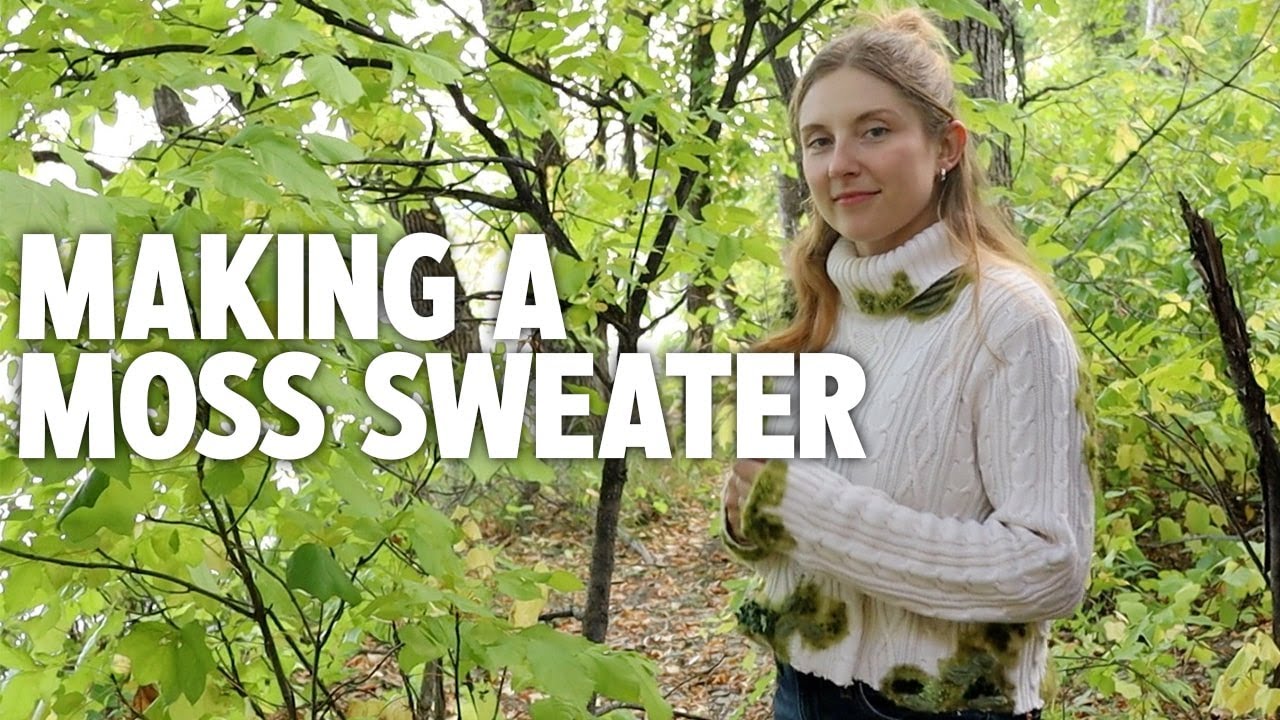 Making a Mossy Sweater | Needle Felting & Embroidery | Dano Does Things