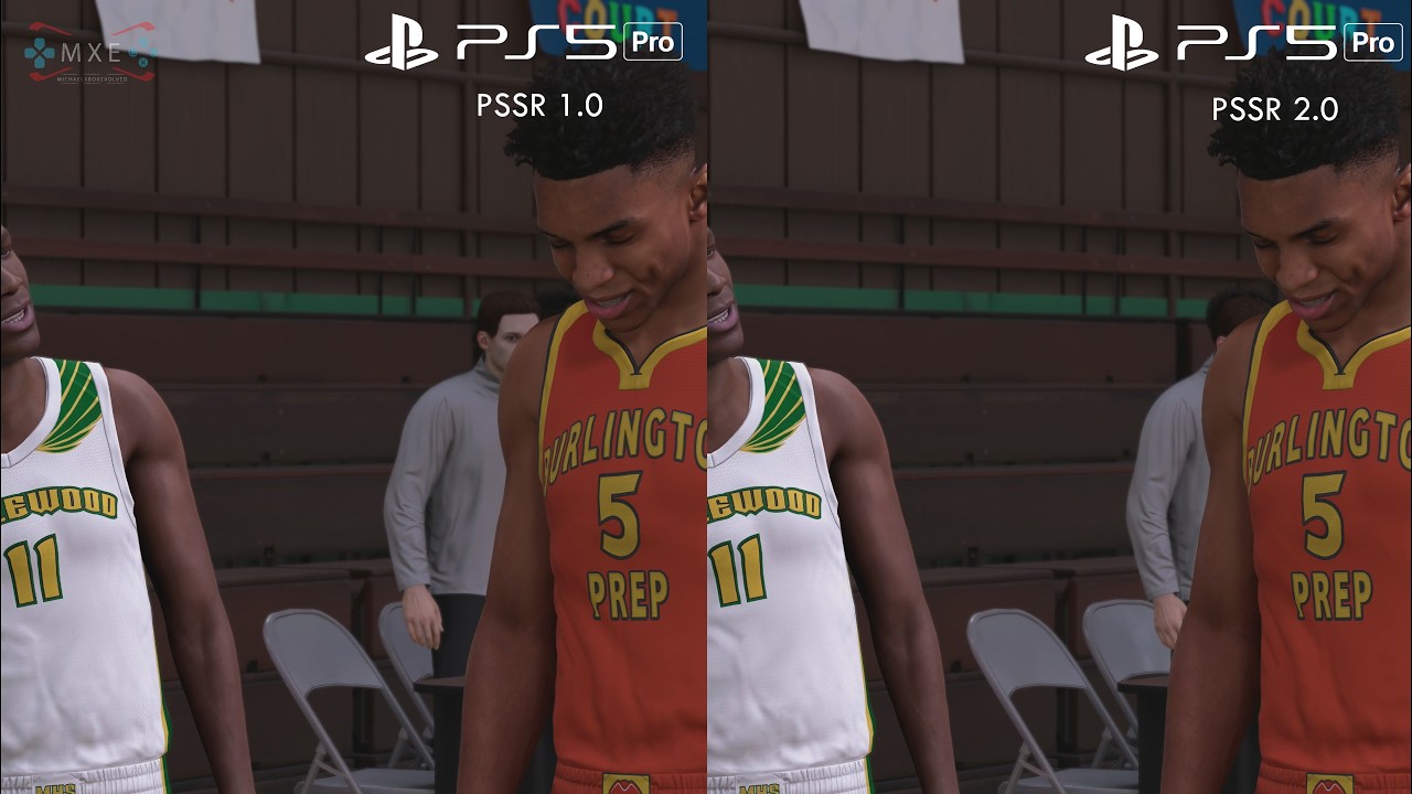 Сравнение графики PSSR 1 и PSSR 2.0 на PS5 Pro - NBA 2K26 [4K60HD]