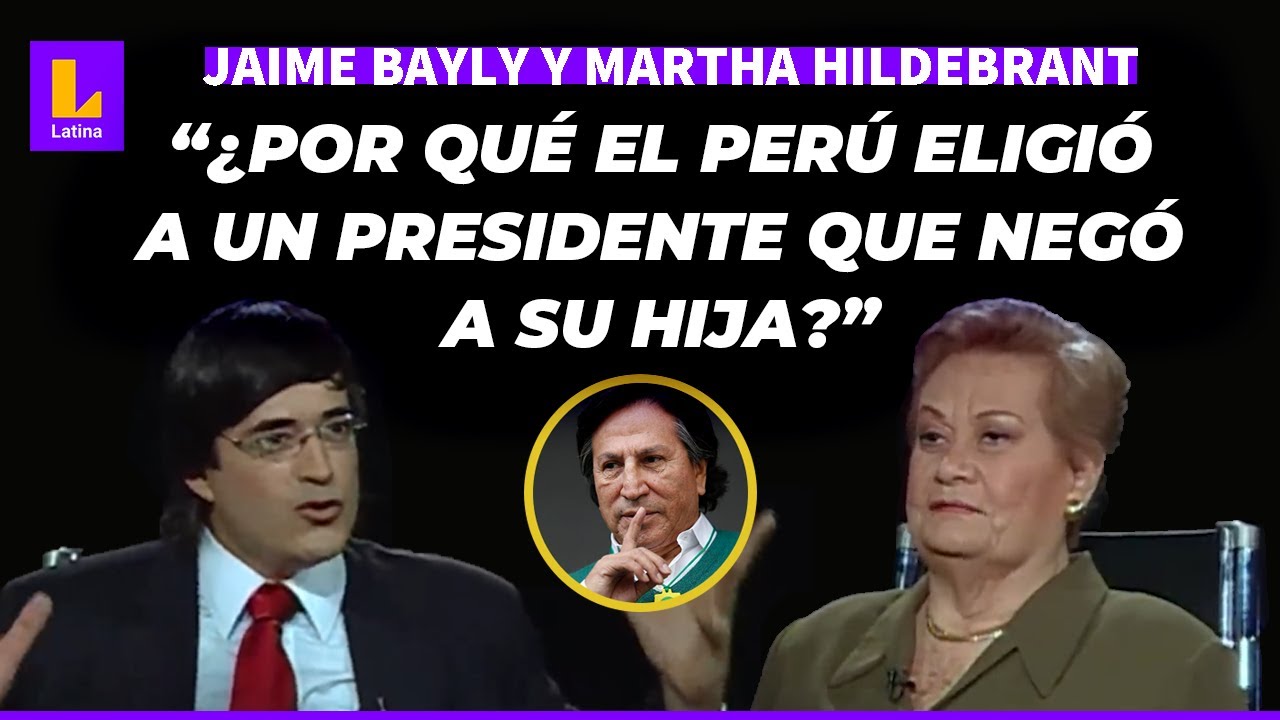 JAIME BAYLY entrevista a MARTHA HILDEBRANDT: Opina de ALEJANDRO TOLEDO, OLLANTA HUMALA Y ALAN GARCÍA